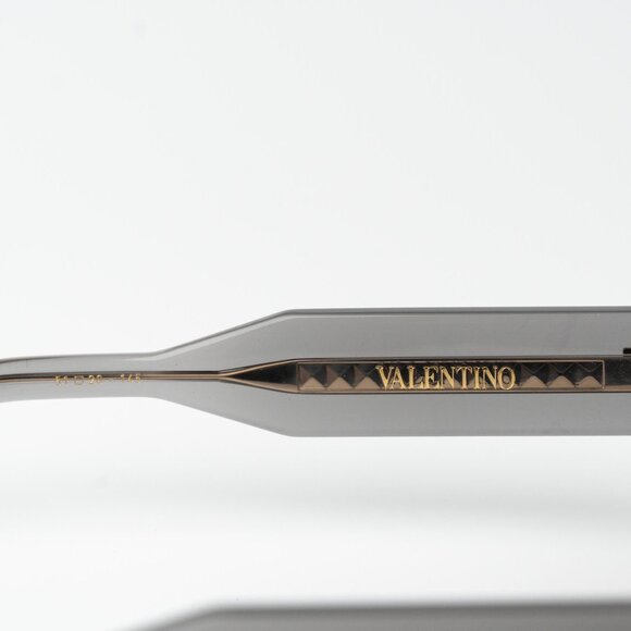 Valentino Women Sunglasses Translucent Grey Rose Irregular V - TRE VLS-101C-51 - Picture 10 of 14
